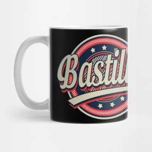 Graphic Aesthetic Bastille Proud Name Circle Vintage Art Mug